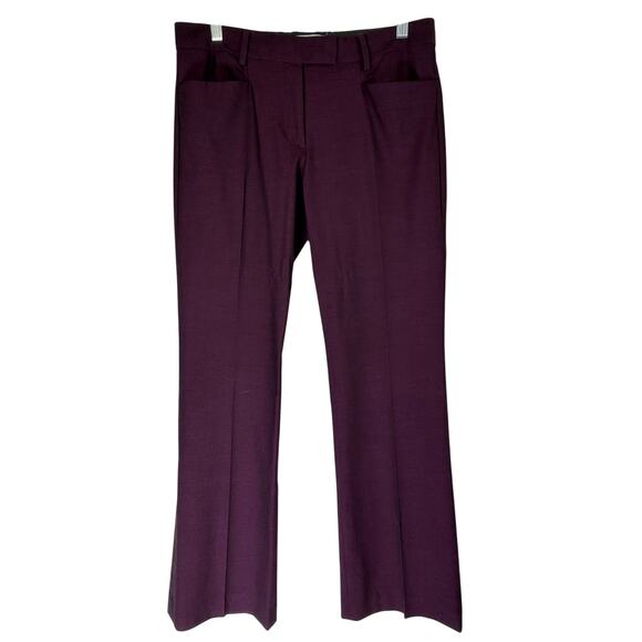 Gap Modern Boot Purple Iridescent Career Mid Rise Dress Pants Size 4R - Picture 1 of 9